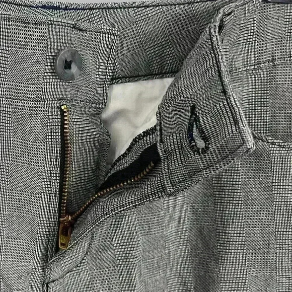 Lee Vintage Relaxed Fit Straight Leg Black & Gray Plaid Pants Size 12โ MEDIUM - Picture 6 of 7